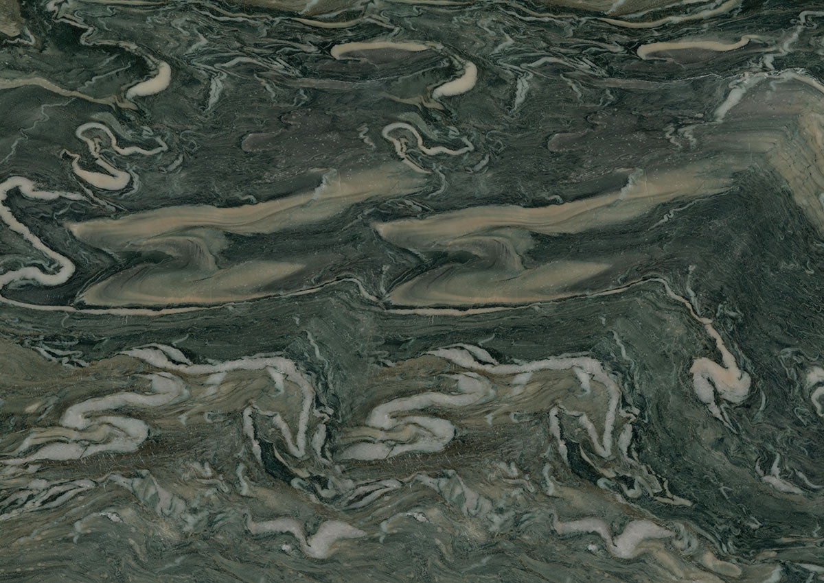 Dark Green Marble Custom Wallpaper Mural Art Design