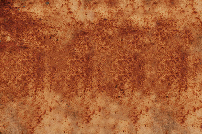 Rustic Industrial Orange Faux Finish Mural Wallpaper