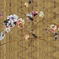 traditional floral branch wallpaper mural for use in interior design.
