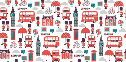 london style wallpaper mural home interior decoration
