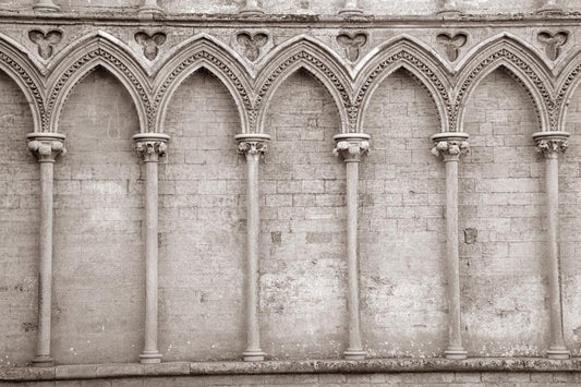unique arch design vintage wall mural