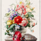 Flowers in Glass Vase Custom Wallpaper Mural