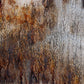 Rustic Abstract Brown Metal Wallpaper Mural