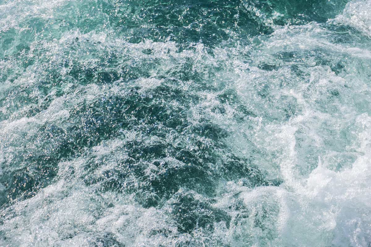 Soothing Ocean Waves Texture Mural Wallpaper