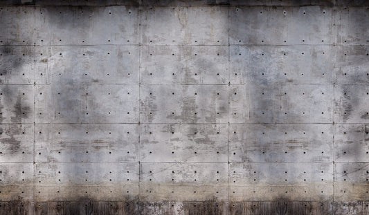 Industrial Concrete Gray Custom Wall Mural Art design