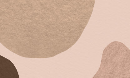 Peach Paradise Abstract Wallpaper Mural for Use as a Decoration in One's Home