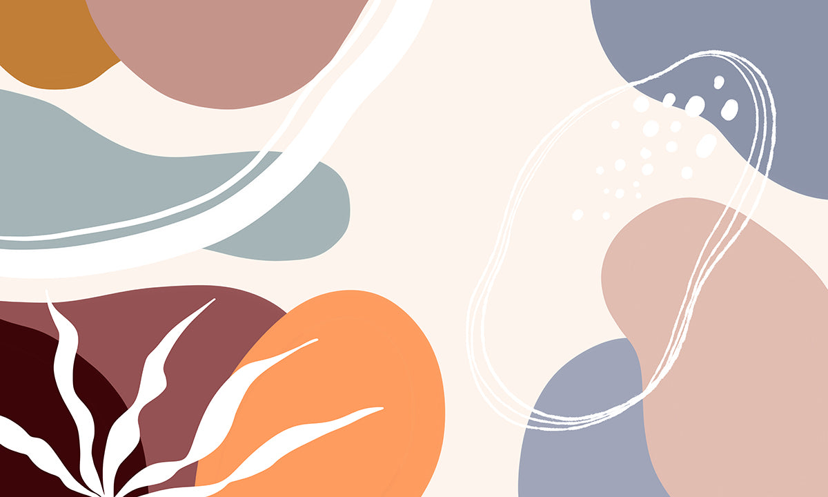 Modern Abstract Artistic Brushstroke Mural Wallpaper