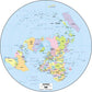 Polar Projection Wallpaper Mural