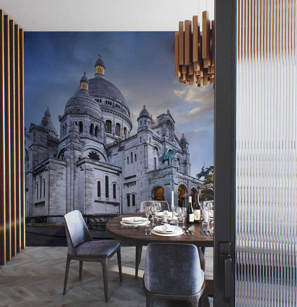 sublime landmark of Paris customzied wallpaper