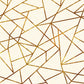Golden Geometrical Line Wallpaper Mural