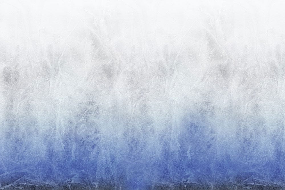 Soothing Blue Abstract Watercolor Mural Wallpaper