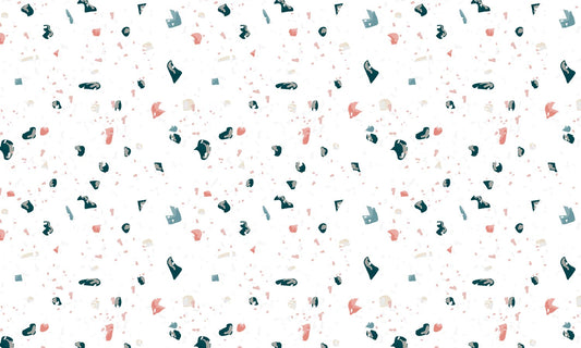 Home Decoration Featuring a Dot and Marble Pattern Wallpaper Mural