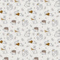 Rabbits animal wall decals in vibrant colors for kids' rooms