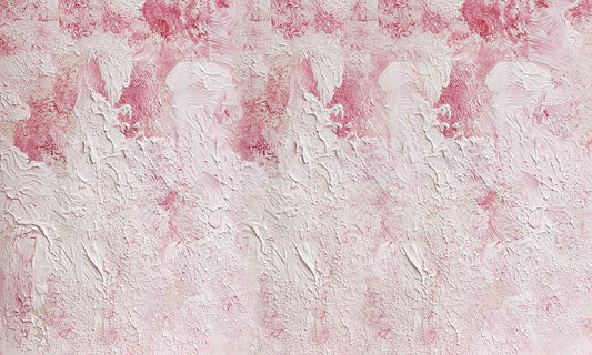 Home Decoration Pink Oil Painting Wallpaper Mural for Use as Decor