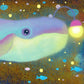 Colorful Whale Lamp Wallpaper Mural