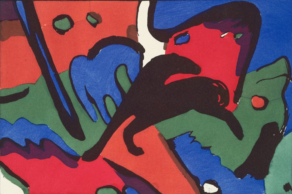 Bold Abstract Modern Art Mural Wallpaper