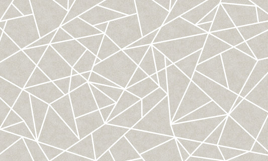 Modern Geometric Beige Mural Wallpaper