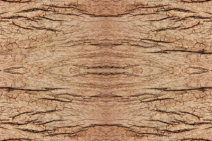 Rustic Natural Wood Grain Wallpaper