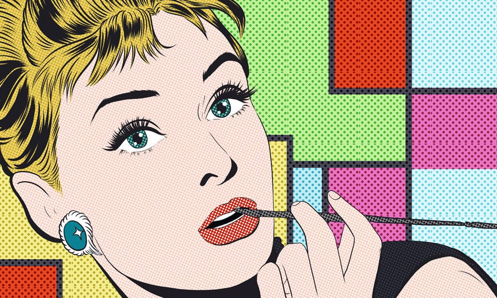 Retro Pop Art Comic Wall Mural