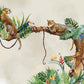 cheetahs sleep on the tree wallpaper mural art design