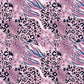 wallpaper mural for home decoration featuring an abstract purple animal skin design
