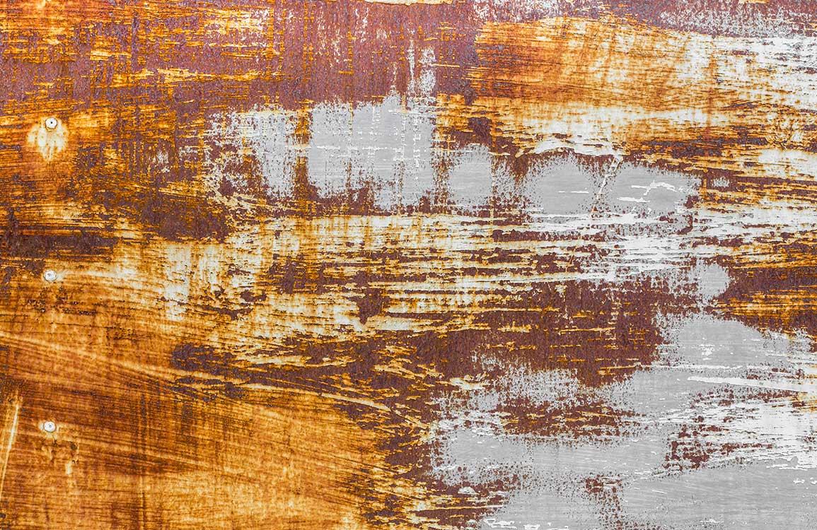 Industrial Rust Concrete Custom Wallpaper Art Design