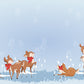 Deers & Snowman Cartoon Wallpaper Home Interior