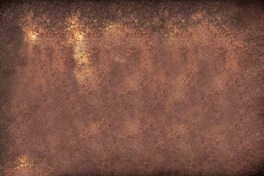 Rustic Textured Brown Metallic Mural Wallpaper