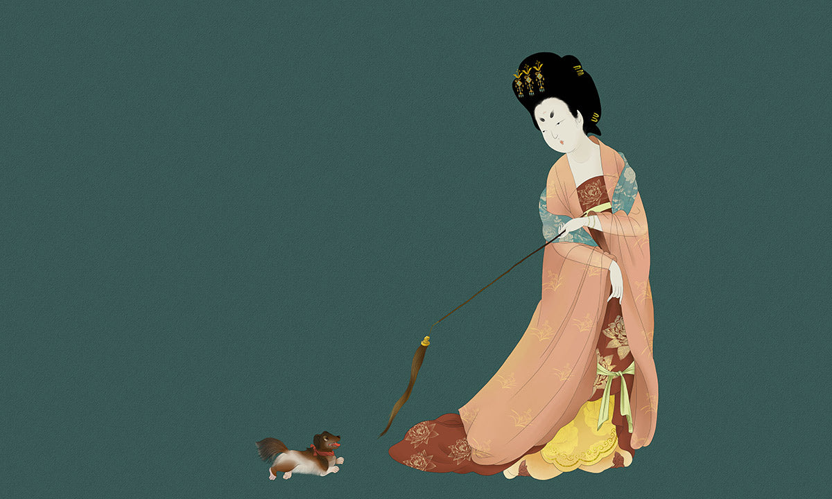 Chinese Lady Wallpaper Mural