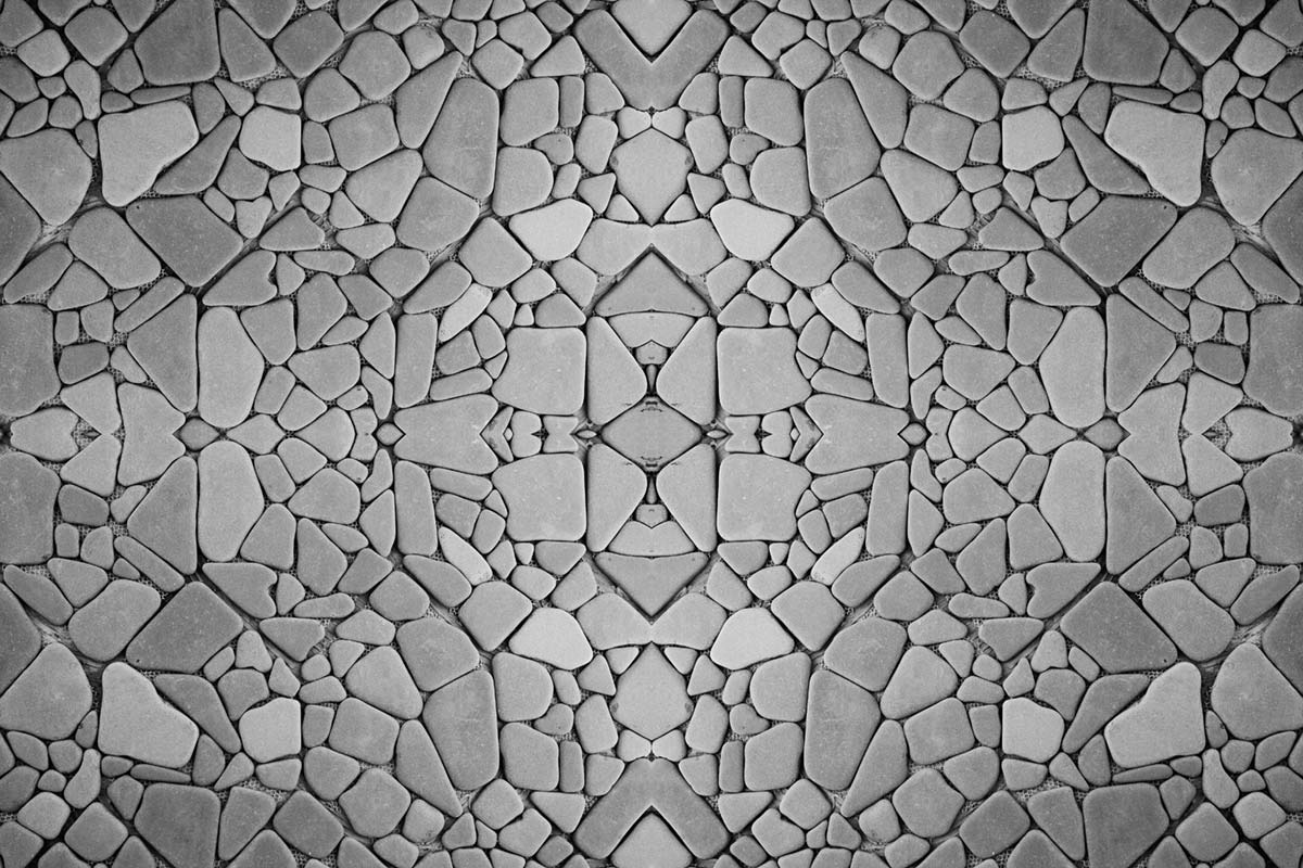 Carta da parati geometrica grigia moderna con texture