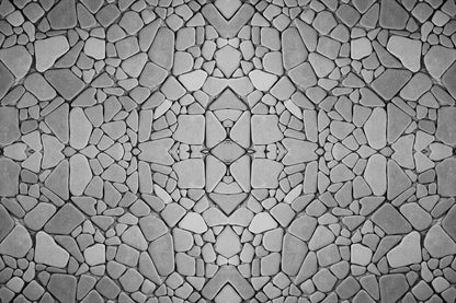 grey textured stone wall mural decoration