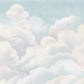 White Clouds Landscape Wallpaper Custom Art Design