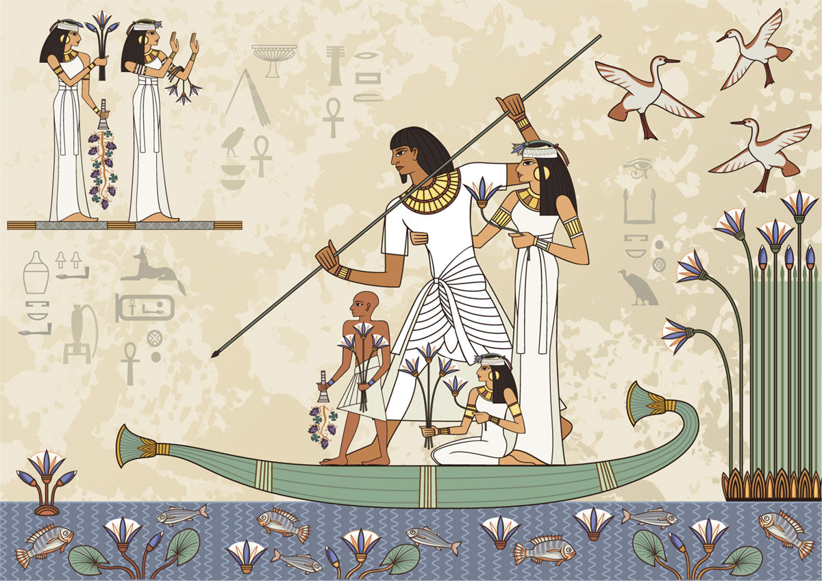 Egyptian King Wallpaper Mural Home Decor