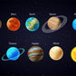 Unique Planets In Solar Space Wallpaper Decor