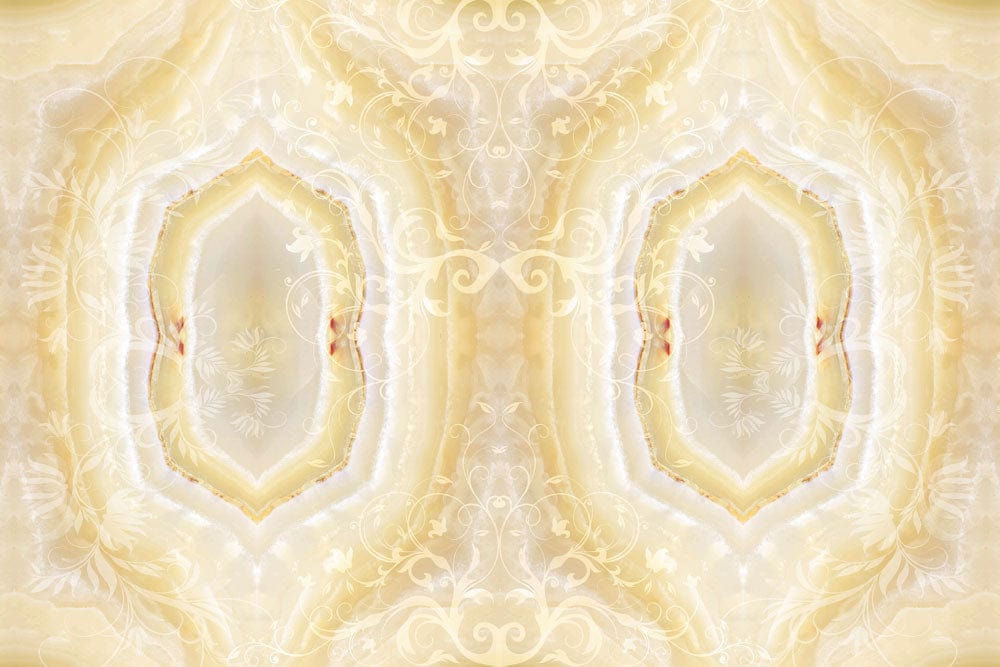 Elegant Gold Swirls Luxury Mural Wallpaper