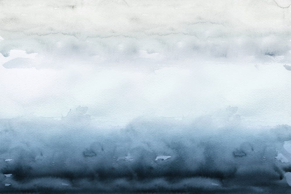 Serene Ombre Watercolor Mural Wallpaper