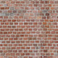 mottled red bricks wall mural design