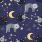 Animal pattern mural wallpaper with a distinctive sleeping cat theme.