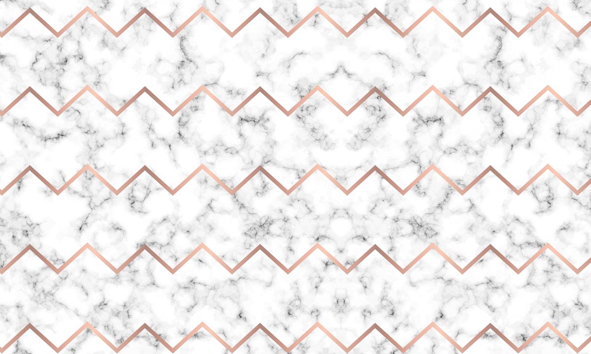 Modern Marble Chevron Mural Wallpaper