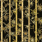 wall art with a unique design of bamboo leaves