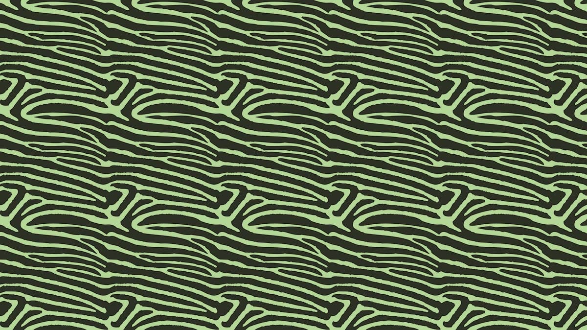 Mrual wallpaper in a green fur art deco pattern for use in home dcor