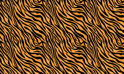 mural of tiger fur and animal skin designed to be used as home decor wallpaper