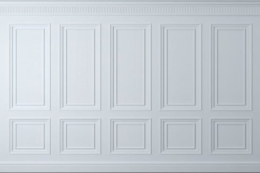 blue panels 3d visual wall mural home decor