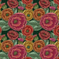 Colorful Peony flower wallpaper mural plain