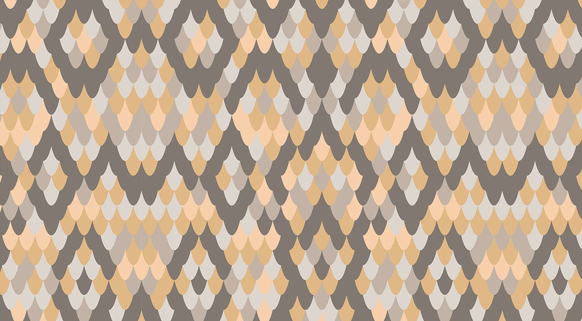 Modern Geometric Neutral Tone Mural Wallpaper