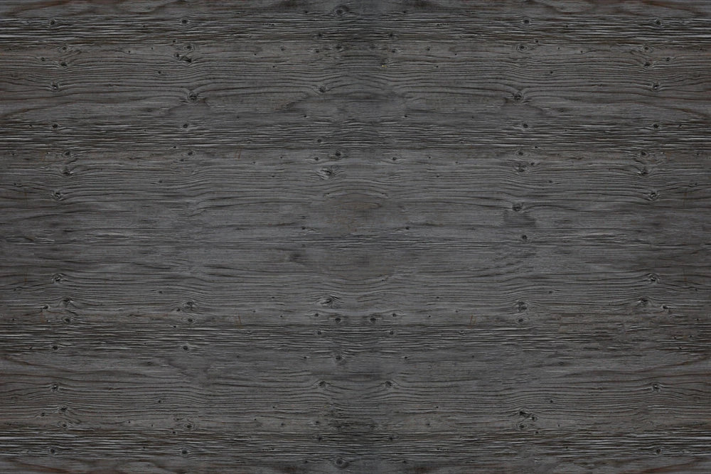 Rustic Charcoal Wood Grain Mural Wallpaper