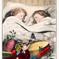 Christmas Baby Painting Custom Wallpaper