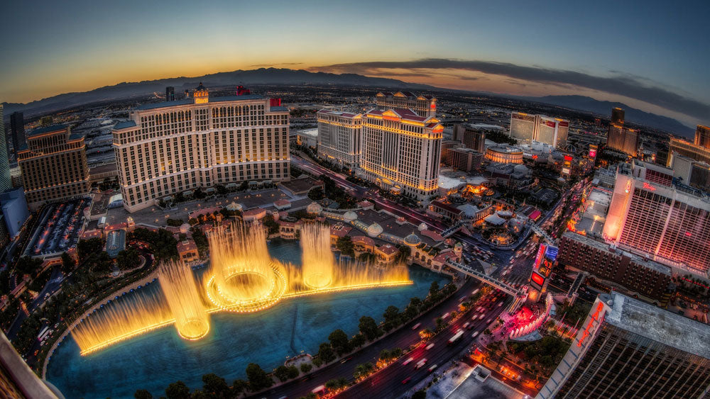 Over Las Vegas Wallpaper Mural