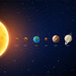 Sun & Planets Space Wallpaper Home Decor