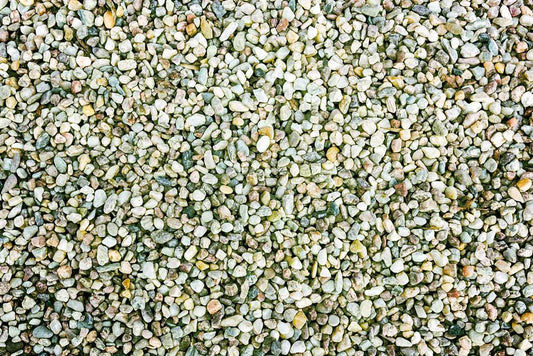 Home Decoration Featuring a Green Stones Wallpaper Mural
